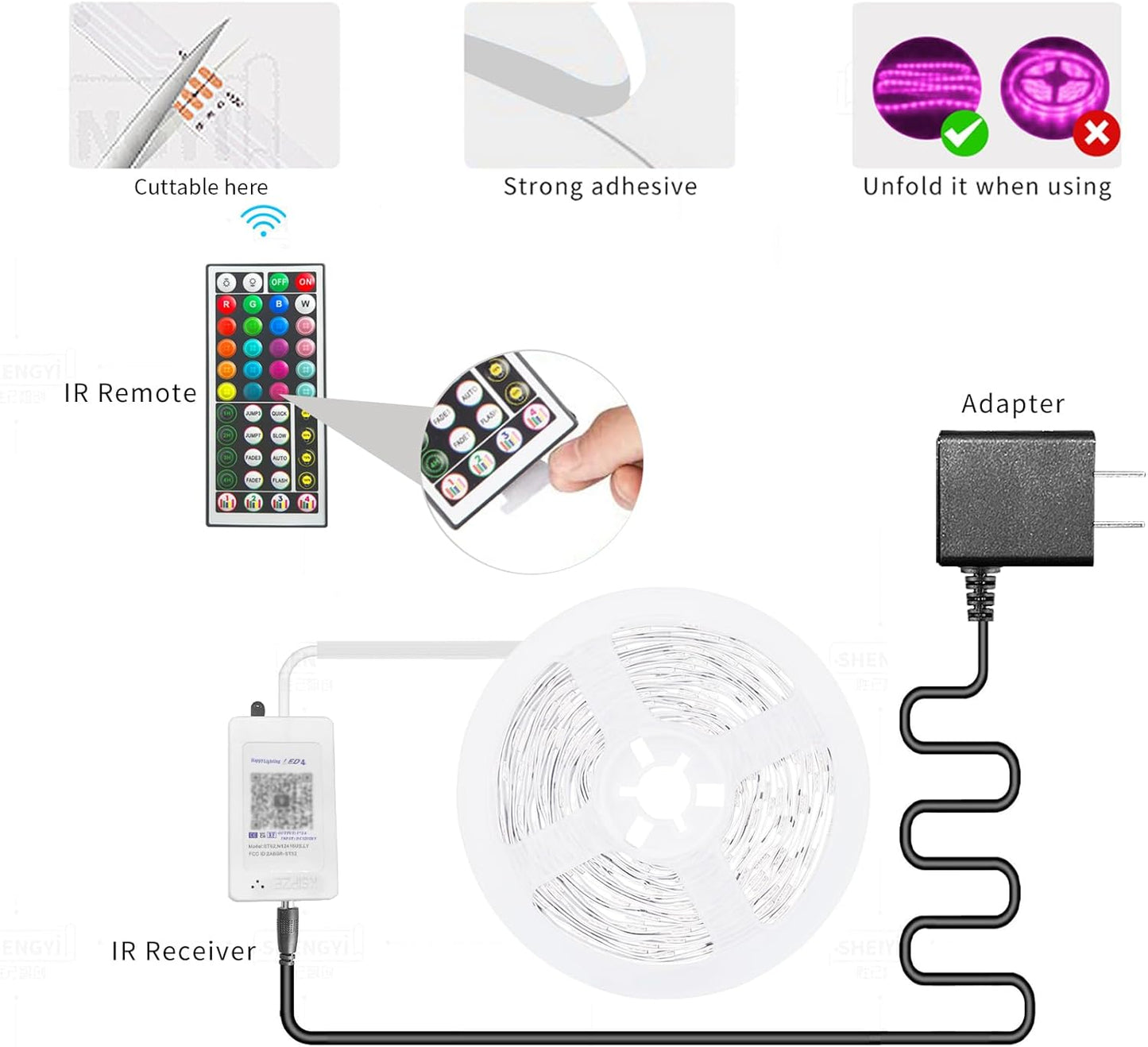 100-foot LED light strip